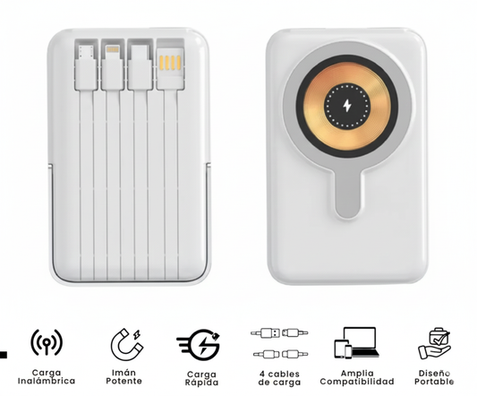 Power Bank Inalámbrico Magnético