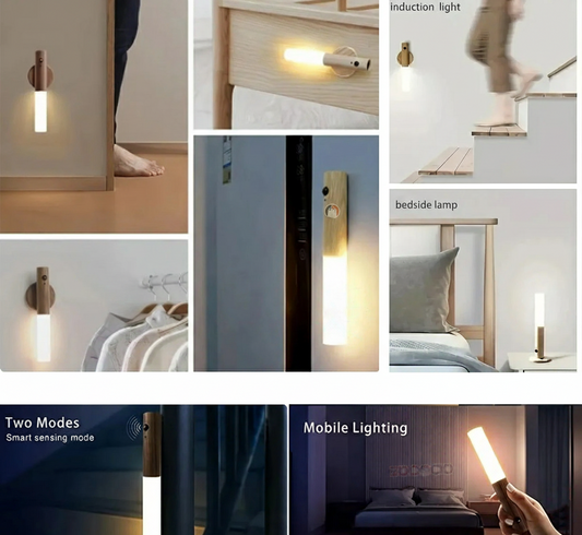 Luz LED Nocturna Magnética para Pared o Escritorio