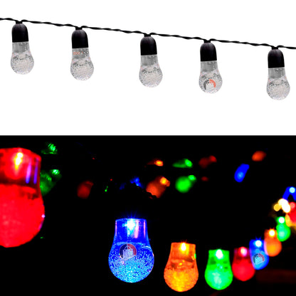 Luces Solares de Globo Burbuja LED para Jardín