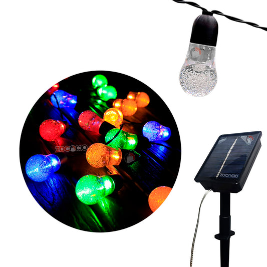 Luces Solares de Globo Burbuja LED para Jardín