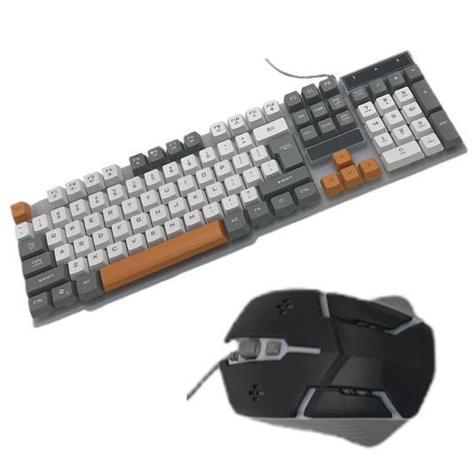 Set Gamer Teclado LED y Mouse