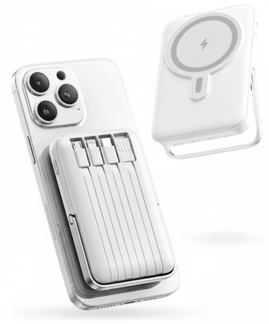 Power Bank Inalámbrico Magnético