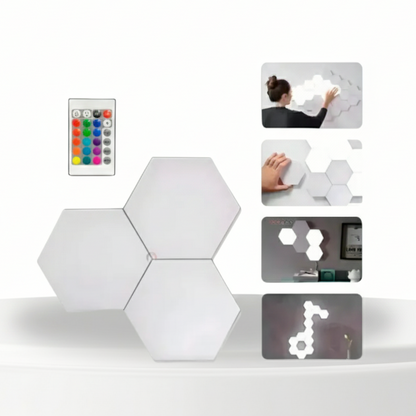 Set de 3 Bombillas Hexagonal