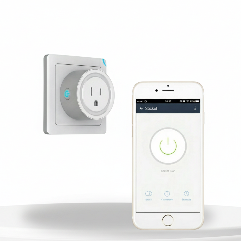 Mini Enchufe Inteligente con Alexa y Google Home